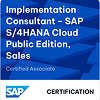 SAP Certified Associate - Implementation Consultant - SAP S/4HANA Cloud Public Edition, Sales