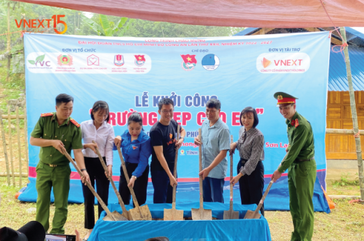 LỄ KHỞI CÔNG XÂY DỰNG ĐIỂM TRƯỜNG PHONG LAN, NAM PHONG, SƠN LA