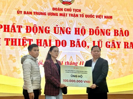 GÓP YÊU THƯƠNG, TRAO HY VỌNG  - VNEXT CHUNG TAY HƯỚNG VỀ ĐỒNG BÀO VÙNG BÃO LŨ 