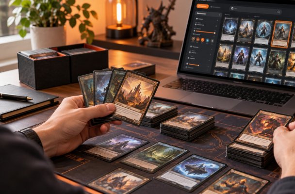 Digital card catalog empowers collectors with frictionless online deck building