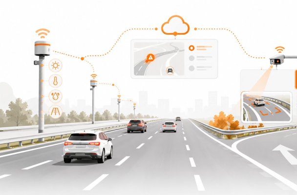Connected IoT sensor network prevents road hazards on Japanese highways in real time