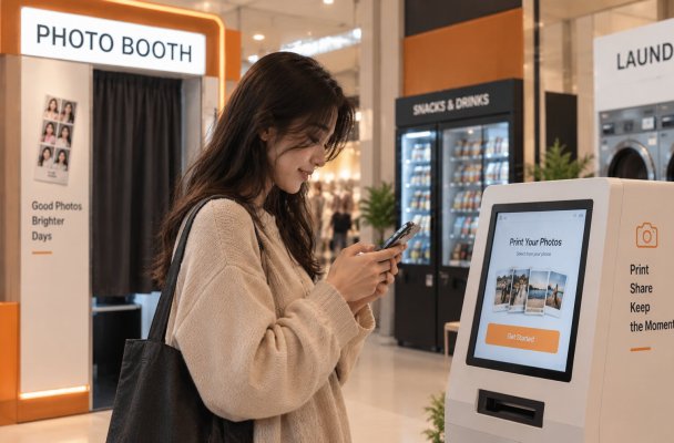 Turning smartphones into remote controls for a nationwide network of self service kiosks