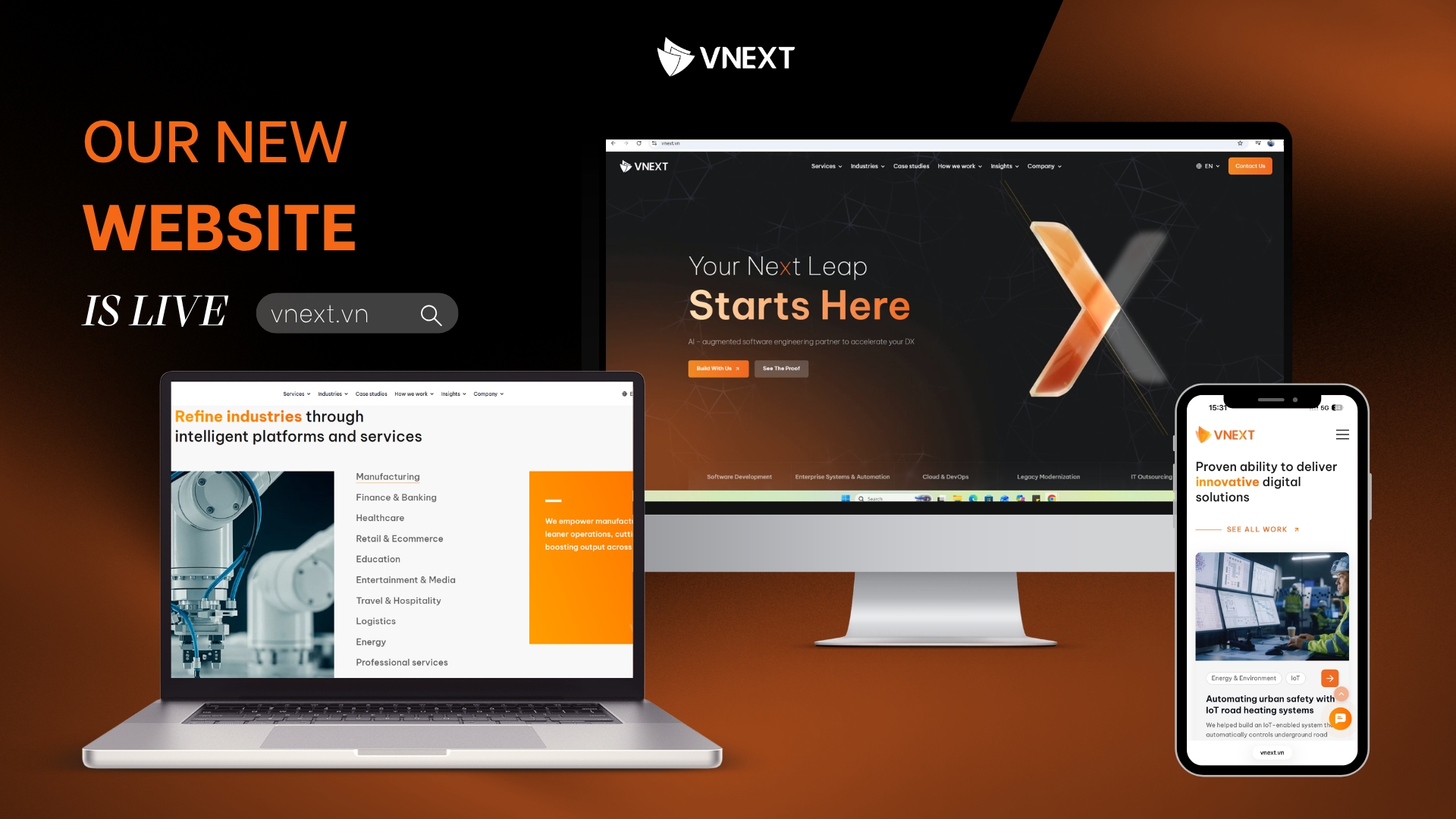 Our new website is live now