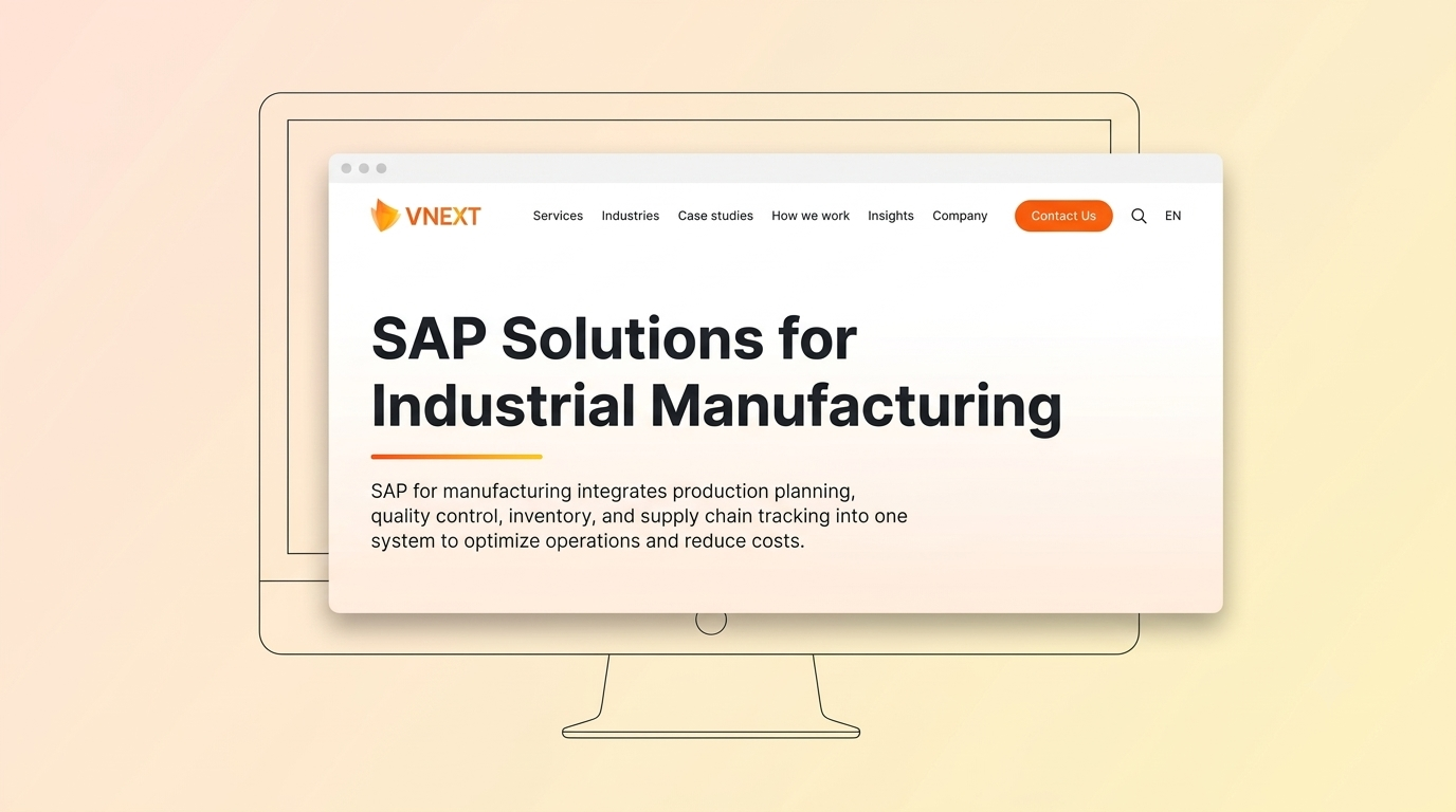 SAP solutions for manufacturing_ VNEXT